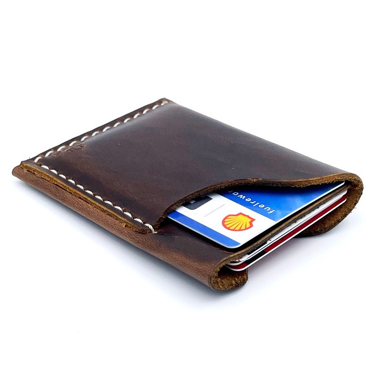 Leather 2 Sleeve Card Wallet