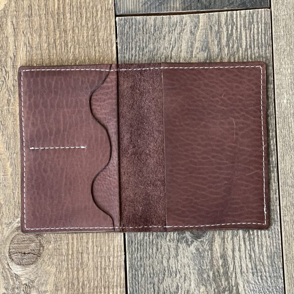 Leather passport holder